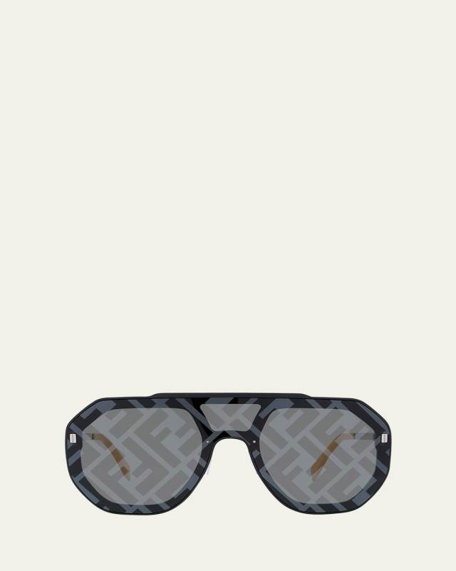 FF Logo Injection Plastic Shield Sunglasses